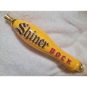 Shiner Bock Classic Beer 11" Tall Vintage Tap Handle Pull Bar Keg Knob